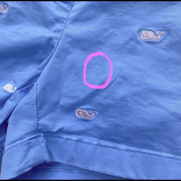 Vineyard Vines Dayboat Shorts Light Blue Pink Whales Preppy 2 - Picture 8 of 15